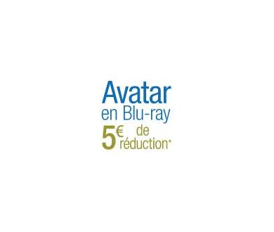 Avatar en Blu-ray + 1 titre : 5 euros de réduction immédiate sur Amazon.fr