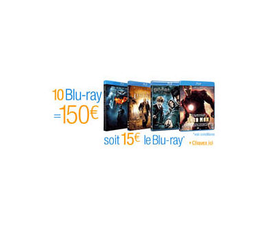 Bon Plan : 10 Blu-Ray Disc à 15 euros chez Amazon !