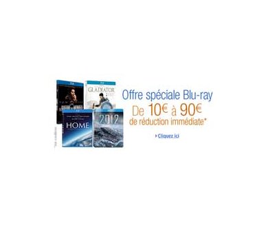 Bon Plan Blu-ray : de 10 € à 90 € de réduction immédiate