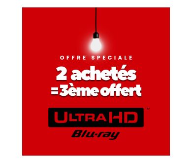 [2025] 2 achetés = le 3ème offert sur les éditions 4K Ultra HD Blu-ray