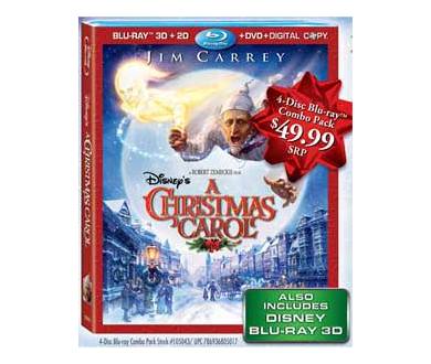 Le Drôle de Noël de Scrooge : en Blu-Ray 3D mais via « combo pack »