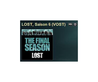 Lost Saison 6 en HD sur iTunes