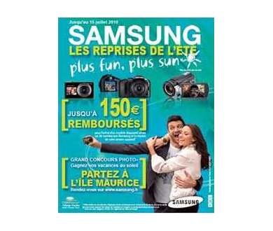 Numériques et Camescopes HD : Opération promotionnelle chez Samsung