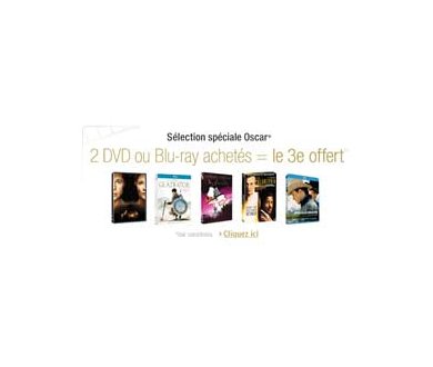 Dernier Week End : Spécial Oscar / César : 2 Blu-Ray achetés = le 3ème offert