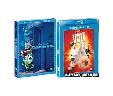 Volt et Monstres et Cie en Blu-Ray dès l'été !