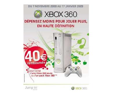 Xbox 360 : Panel de promotions chez Microsoft