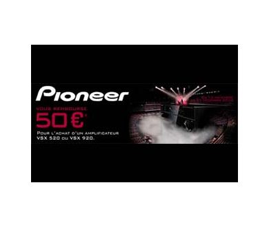 Pioneer VSX-520 et VSX-920 : 50 euros remboursés