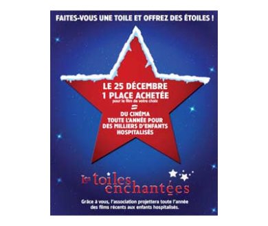 Rappel : Faites une bonne action en allant au cinéma à Noël !