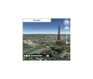 Paris en 3D sur Google Earth