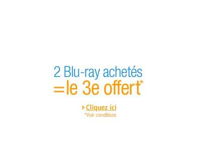 2 Blu-Ray achetés = 1 Blu-Ray Offert sur Amazon.fr