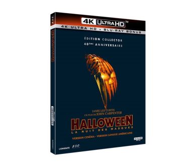 Halloween (40ème anniversaire) : L'édition 4K Ultra HD Blu-ray de nouveau disponible en septembre