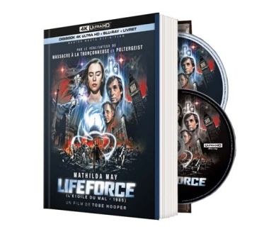 Lifeforce, l'Etoile du Mal (1985) en 4K Ultra HD Blu-ray le 21 novembre prochain