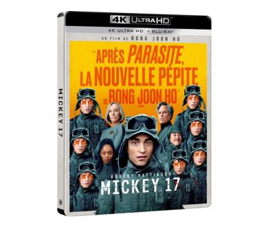 Mickey 17 (2025) attendu le le 16 juillet en France en Steelbook 4K Ultra HD Blu-ray