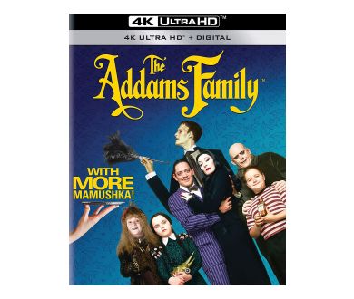 La Famille Adams (1991) officialisé en 4K Ultra HD Blu-ray aux USA