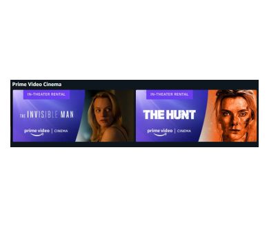 Le cinéma chez soi : Lancement d'une section Amazon Prime Cinema aux USA !