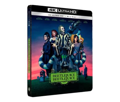 Beetlejuice Beetlejuice (2024) en Steelbook 4K Ultra HD Blu-ray le 15 janvier en France