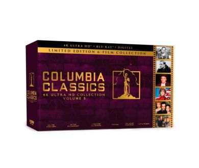 Le coffret Columbia Classics Collection - Volume 5 (4K UHD) dévoilé. Avec quels films ?