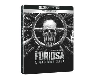 Furiosa : Tinted Black and Chrome (2024) en édition Steelbook 4K individuelle chez Zavvi