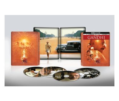 Gandhi (1982) dès le 29 avril prochain en Steelbook 4K Ultra HD Blu-ray (avec Dolby Vision)