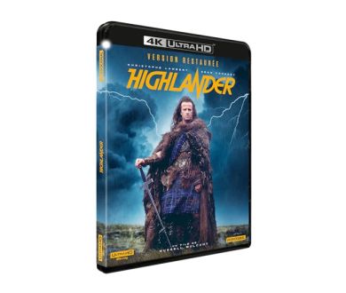 Highlander (1986) en édition simple 4K Ultra HD Blu-ray le 4 décembre