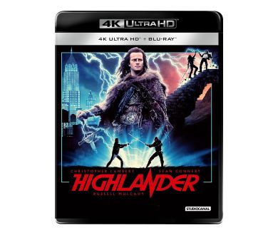 Highlander (1986) en édition simple 4K Ultra HD Blu-ray le 4 décembre