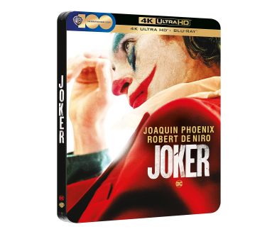 Joker (2019) de retour en Steelbook 4K Ultra HD Blu-ray le 20 septembre chez Warner