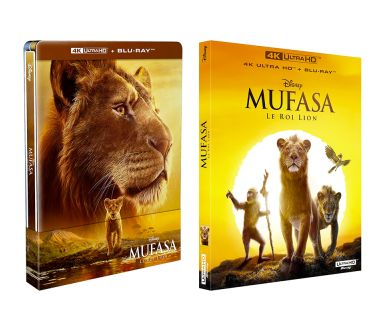 Mufasa : Le Roi Lion (2024) attendu le 18 avril en France en Steelbook 4K Ultra HD Blu-ray