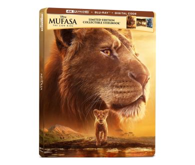 Mufasa : Le Roi Lion (2024) attendu le 1er avril aux USA en Steelbook 4K Ultra HD Blu-ray