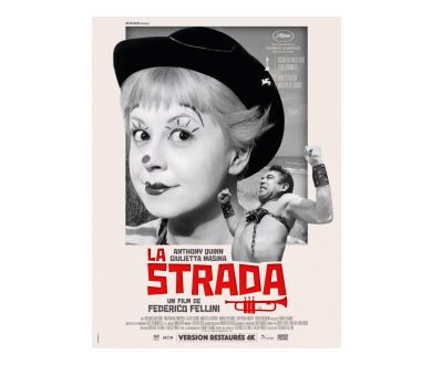 La Strada (1954) dès le 15 avril en France en version restaurée 4K Ultra HD Blu-ray