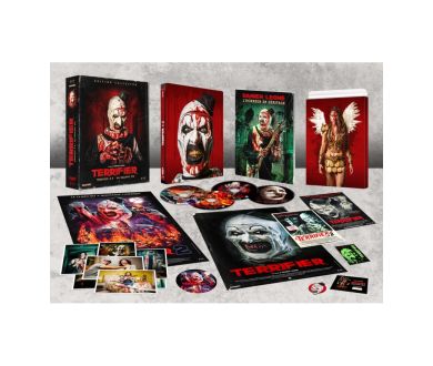 MAJ : Terrifier : L'Intégrale en coffret Steelbook 4K Ultra HD et Blu-ray le 24 mai en France