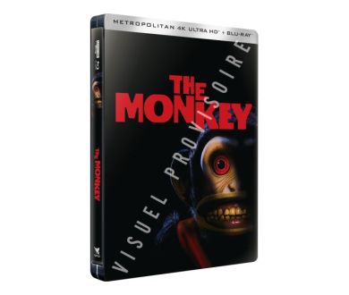 The Monkey (2025) le 12 juillet prochain en France en Steelbook 4K Ultra HD Blu-ray