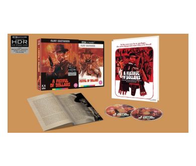 La Trilogie du Dollar de Sergio Leone officialisée en 4K Ultra HD Blu-ray chez Arrow