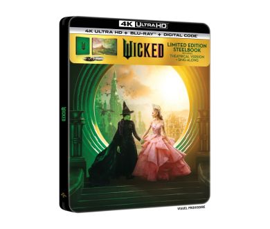 Wicked (2024) en précommande Steelbook 4K Ultra HD Blu-ray en France