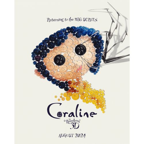Coraline (2009) de retour au cinéma l'été prochain dans sa version