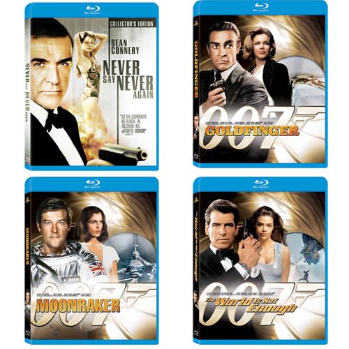 La seconde vague Blu-Ray de la saga James Bond partiellement dévoilée !