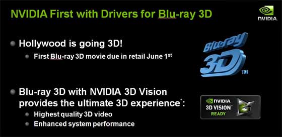 NVIDIA Pilotes 257.15 Beta : Accélération matérielle pour la lecture des Blu-ray 3D