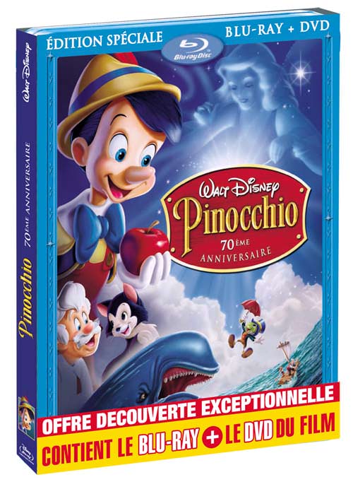 Pinocchio en Blu-Ray en France : Packs disponibles et visuel !