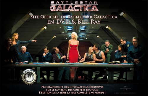 Un site pour la promotion des coffrets Blu-Ray de Battlestar Galactica