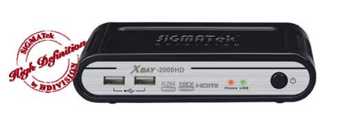 XBAY-2000 HD et XBAY-3000 HD : HD, MKV et M2TS chez Sigmatek !