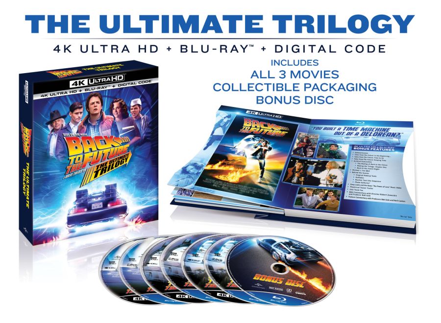 Coffret Blu-ray 4K Retour vers le Futur - Trilogie (Edition 35ème  Anniversaire Circuits Temporels –